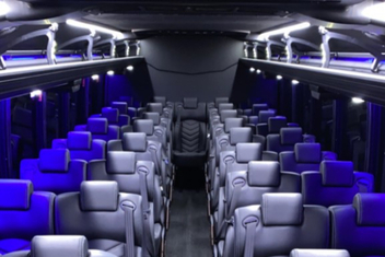 OFallon Charter Bus Interior