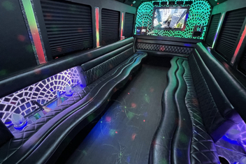 OFallon Limo Bus Interior