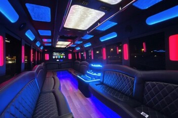 OFallon Limousine Bus Interior