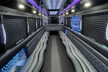 OFallon Party Bus Interior