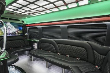 OFallon Sprinter Party Bus Interior