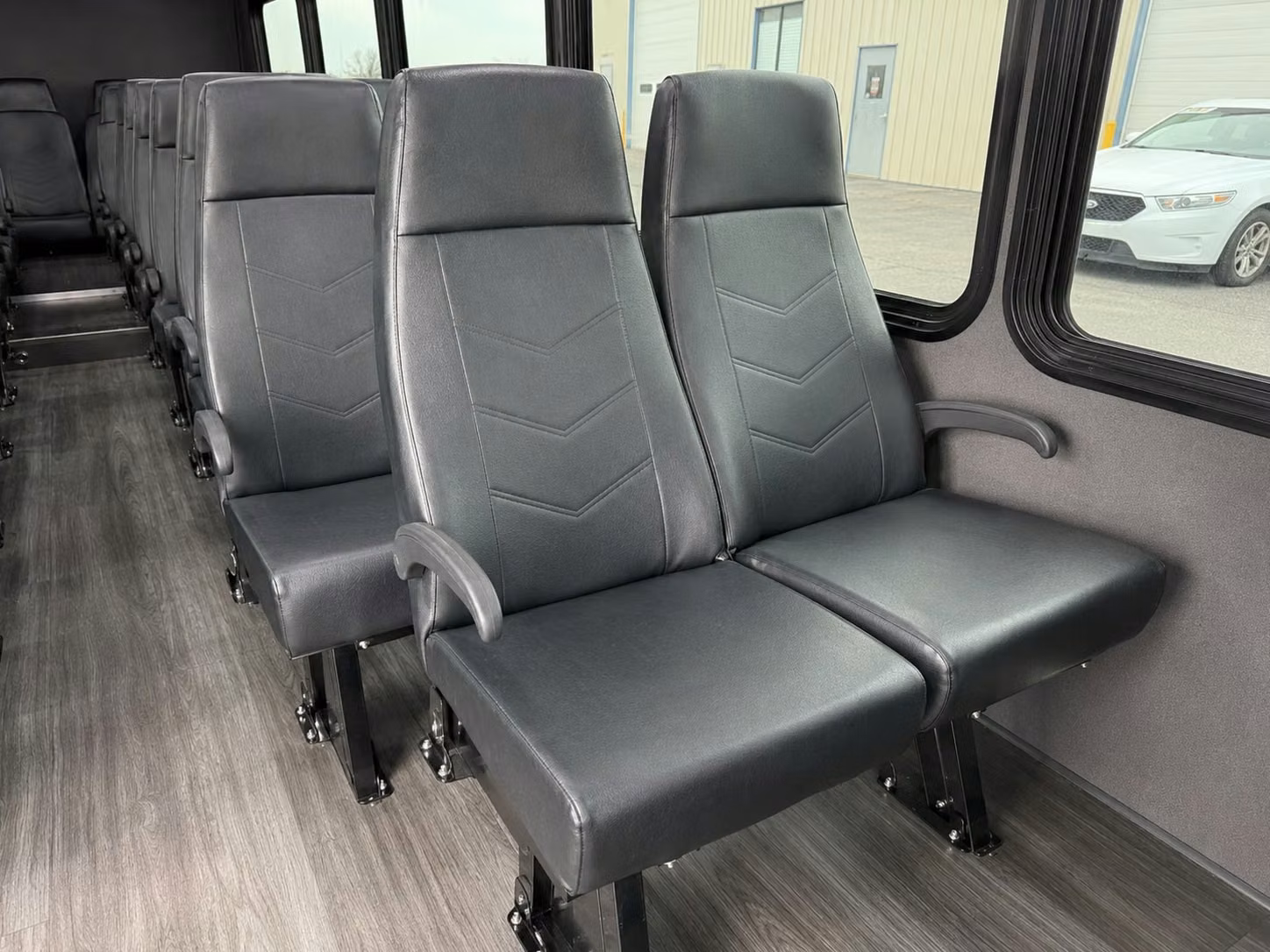 18 passenger minibus interior