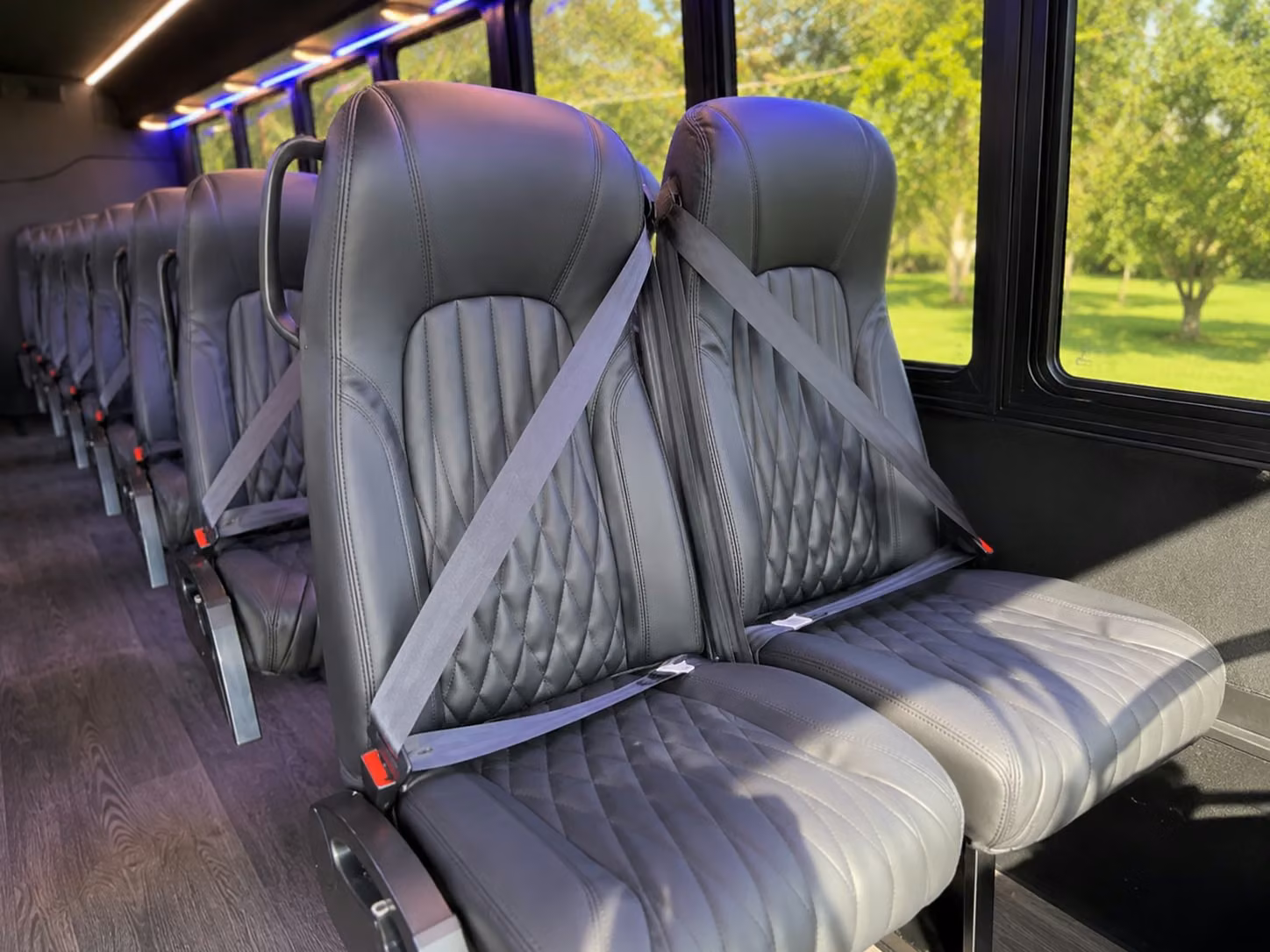 20 passenger minibus inside