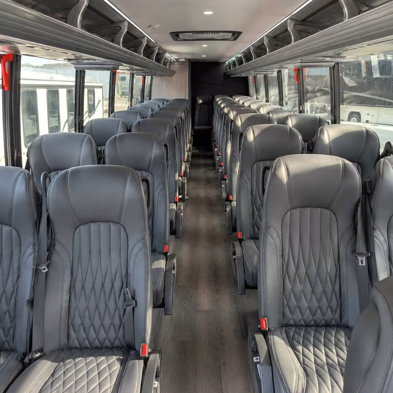 25 passenger minibus interior