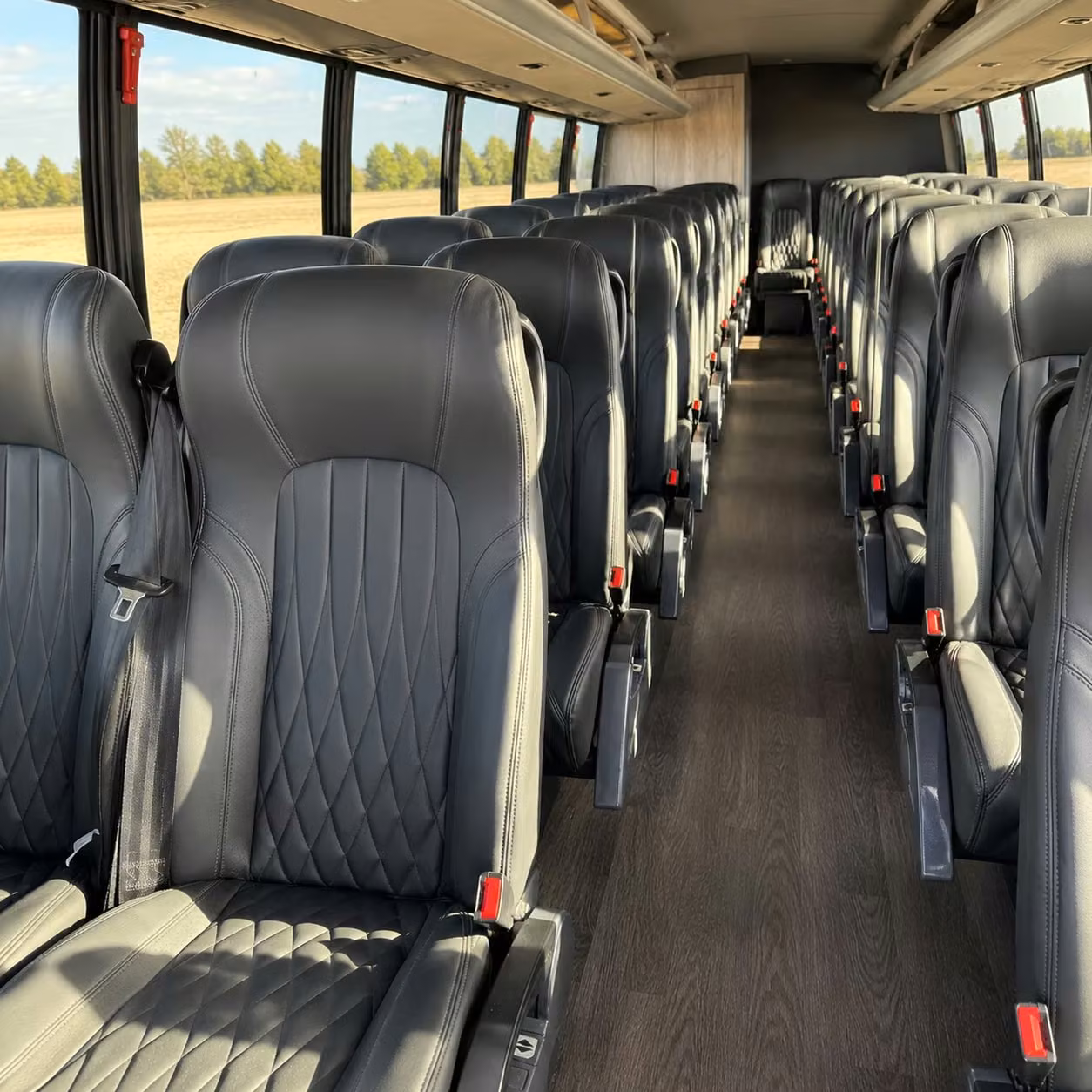 30 passenger minibus interior