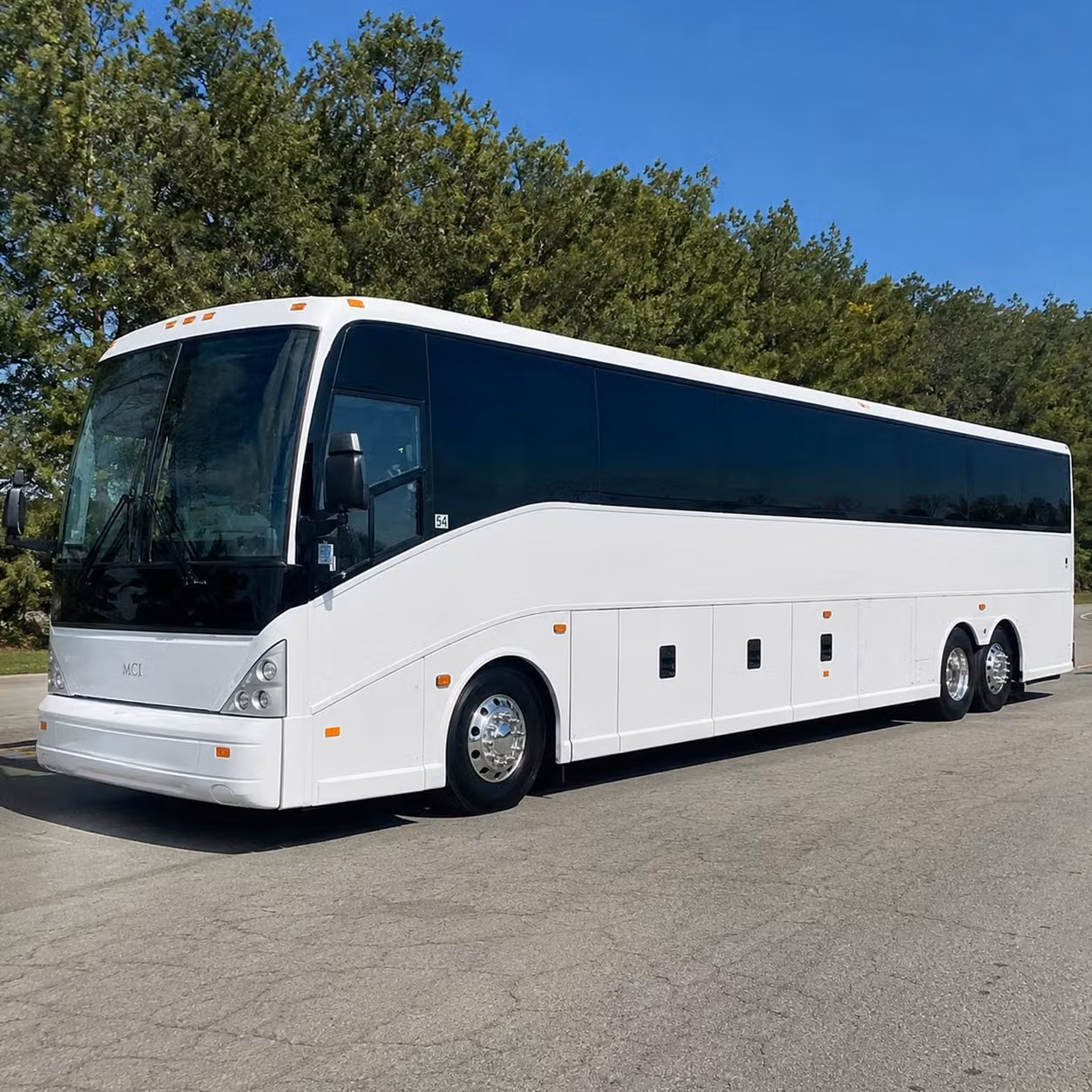 56 passenger charter bus